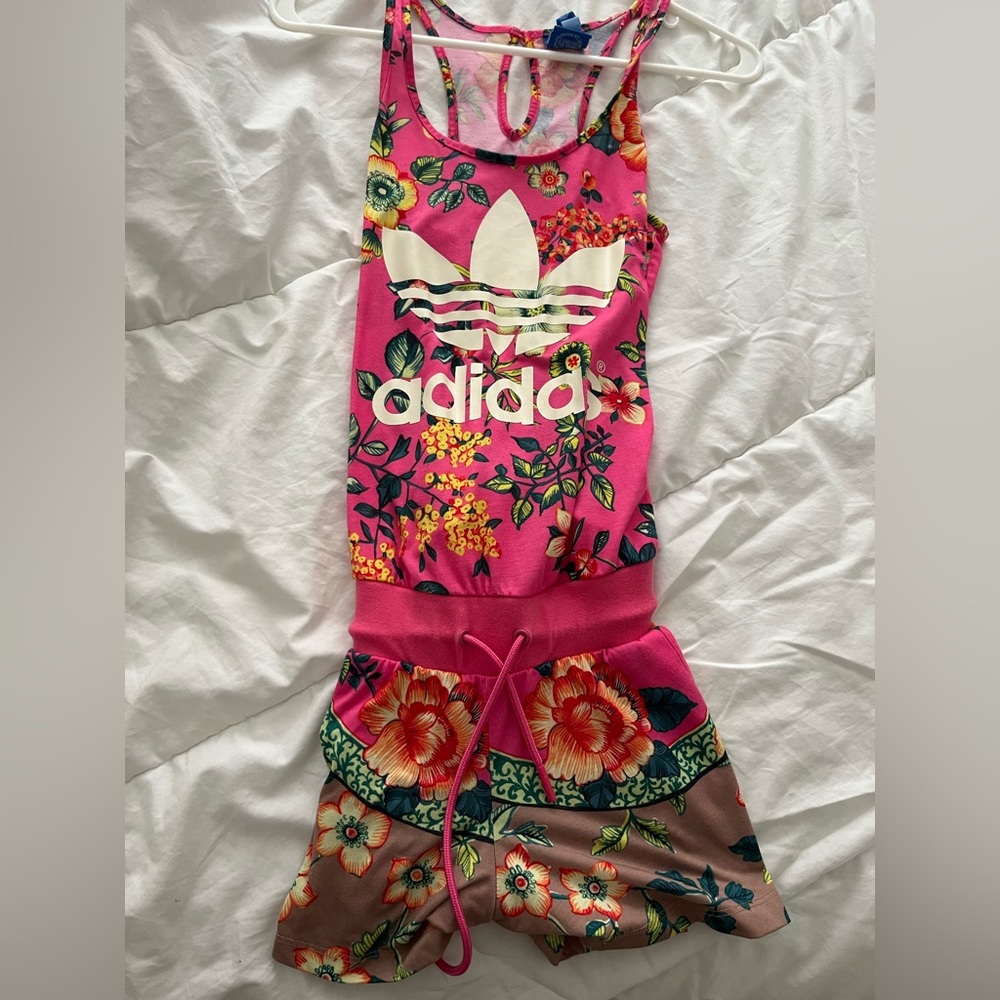 Adidas women jumpsuit romper (used)